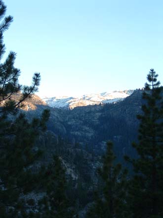 Sonora Pass at sunset