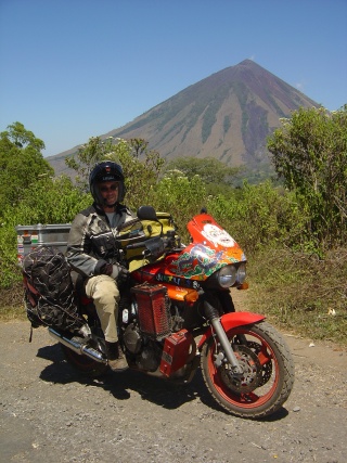 Rich in front of Gunung Inerie