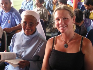 Larantuka-Kupang ferry Lisa and nun