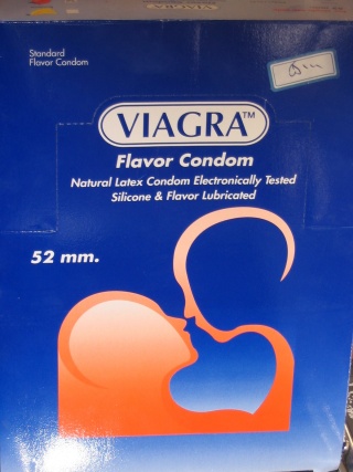 Viagra flavoured condoms