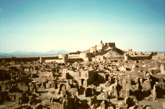 The Bam citadel, before its destruction in the earthquake at the end of 2003