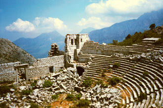 The epitome of romantic ruins in the clouds of Termessos