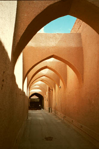 The streets of old Yazd