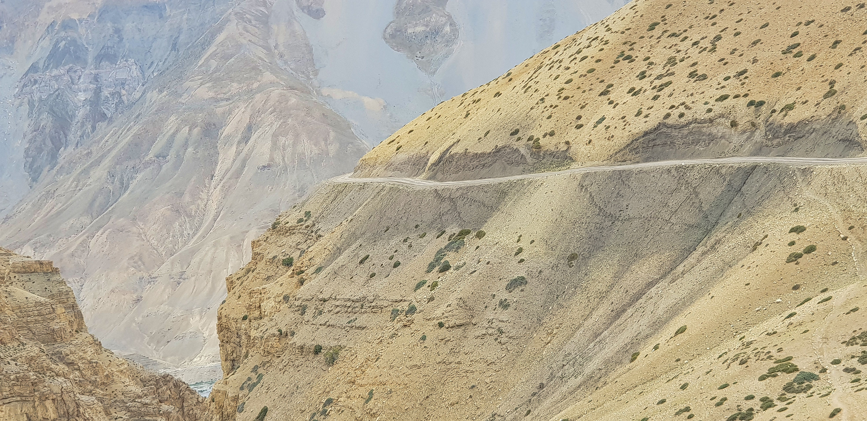 road on a sheer cliff face