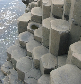 Giant's Causeway or Clochán an Aifir or Clochán na bhFomhórach