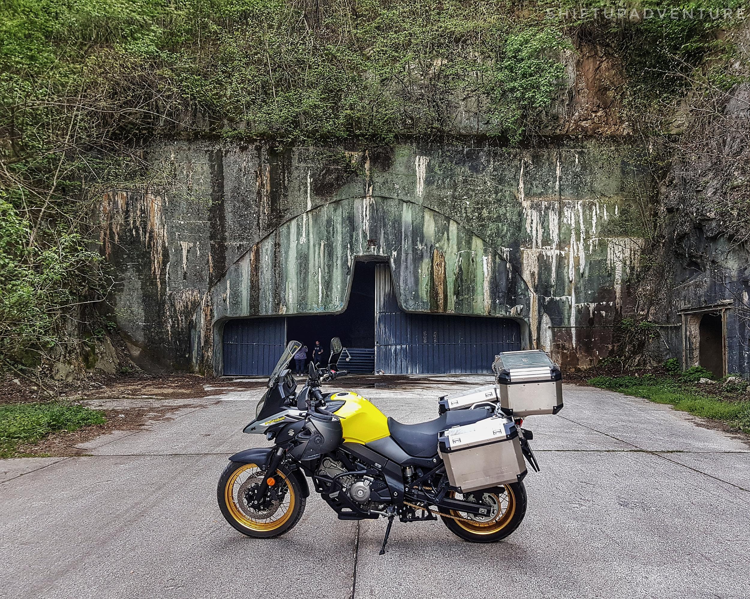 One of hidden tunnels of Zeljava Air Base