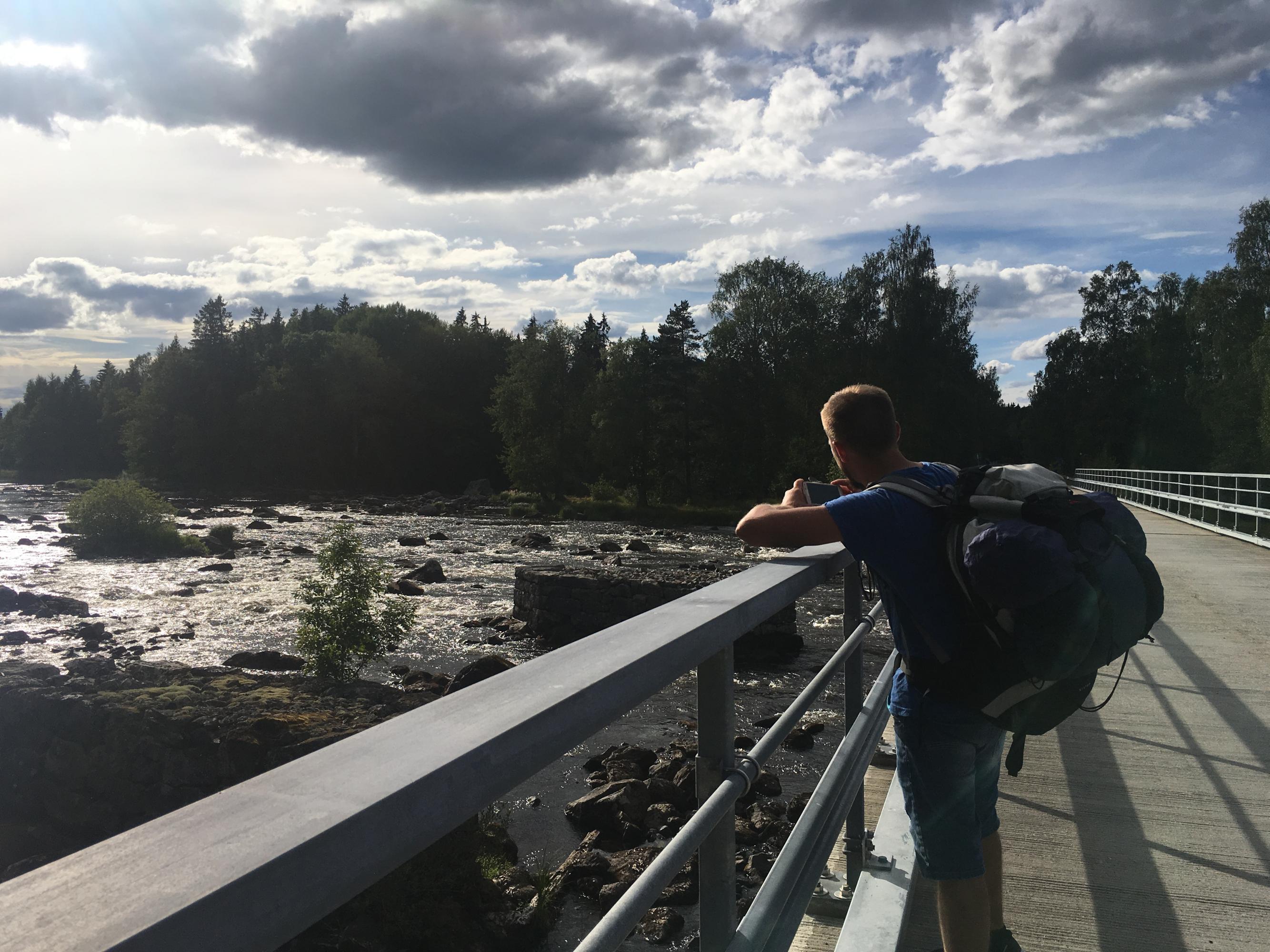 View of the rapids