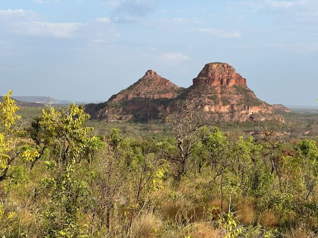 Rocky pyramid formations