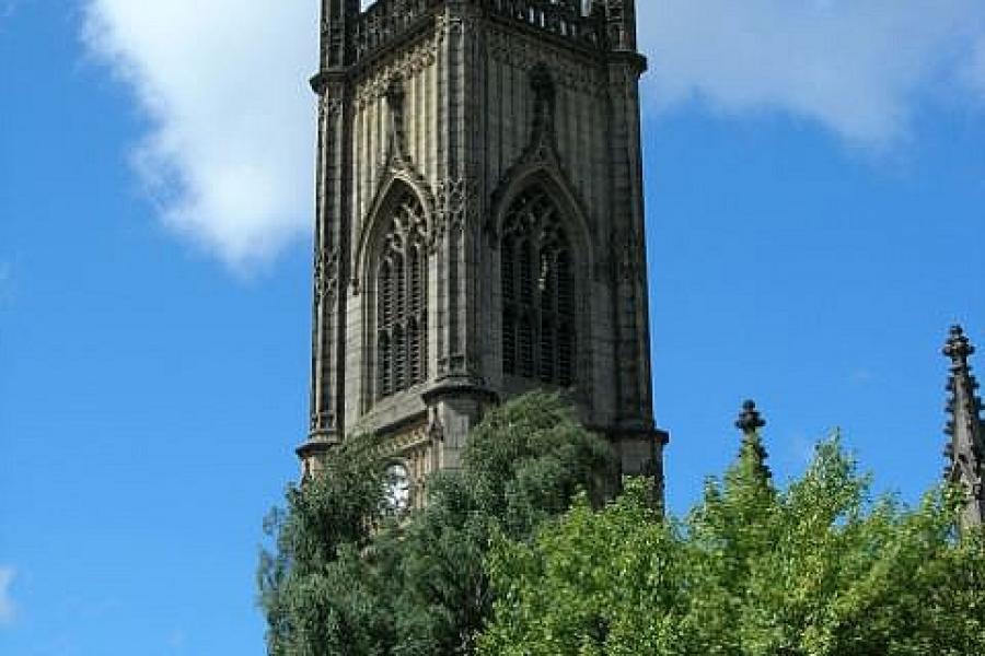 The bombed out church in Liverpool