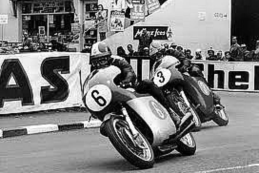 Agostini in action at the TT