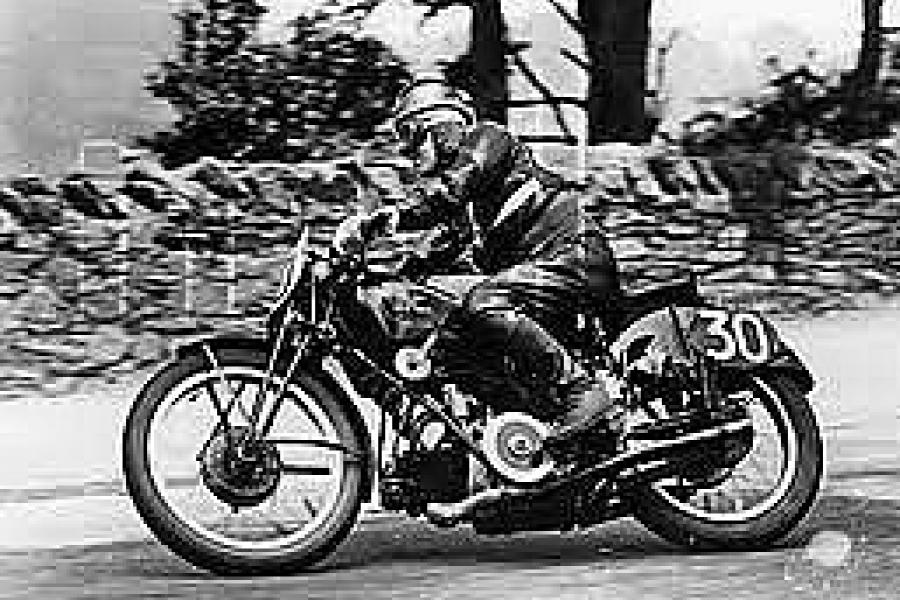 Stanley Woods Moto Guzzi on the Moutain