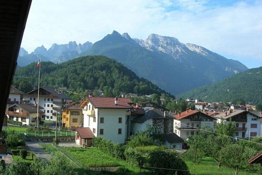 Typical Sud Tirol village