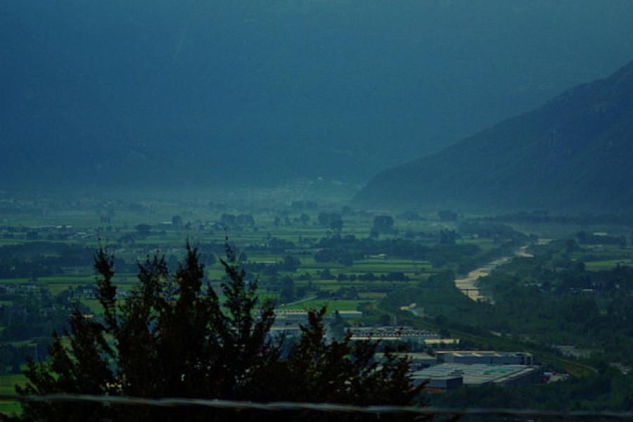 B&B view, Chiavenna