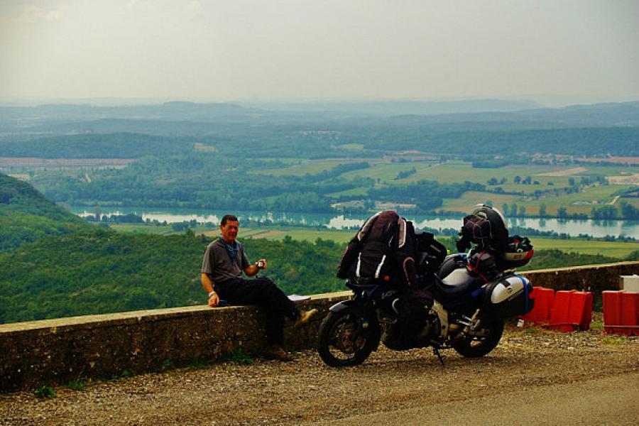 The Rhone River Valley and lunch