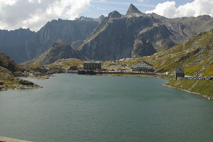 Below the Great San Bernard Pass