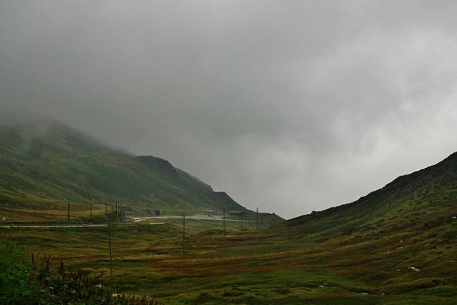 Oberalp Pass early morning