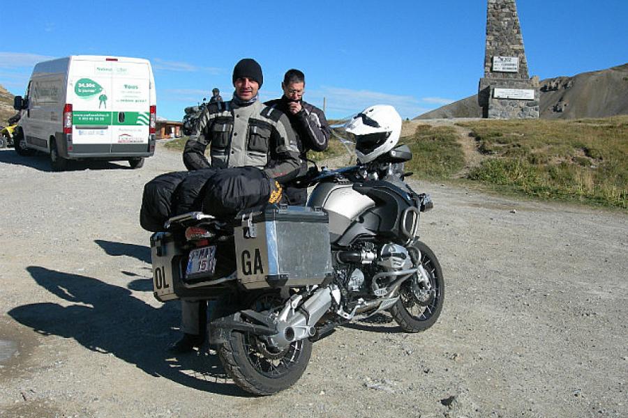 Tom and Olga on Col d'Isoard