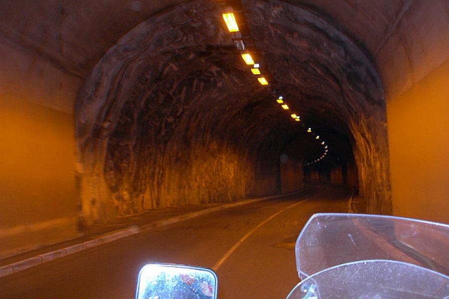 A Typical slpine tunnel