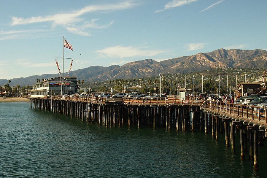 The pier at Santa Barbara CA