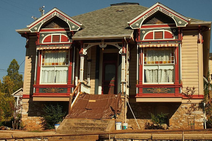 Interesting buildings along Cal 49