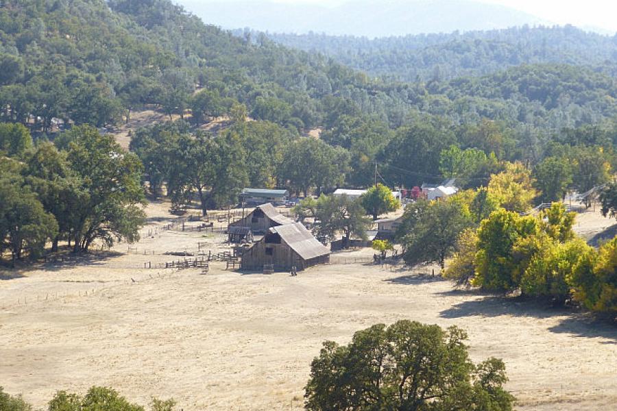 Rural scene along Cal 49