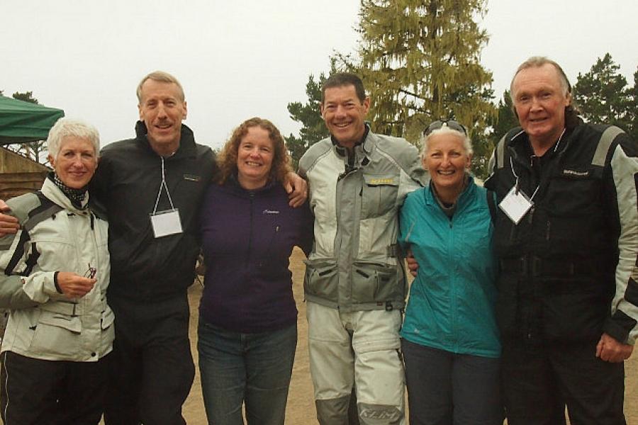 Jo, Eric, Fran, Carol and Ken at Cambria CA