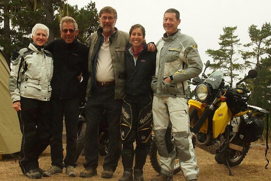 Jo, Mike, Al, Nicole and Mike at Cambria CA