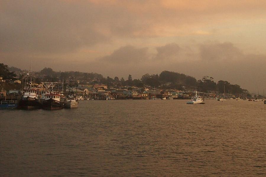 Morro Bay CA from The Rock