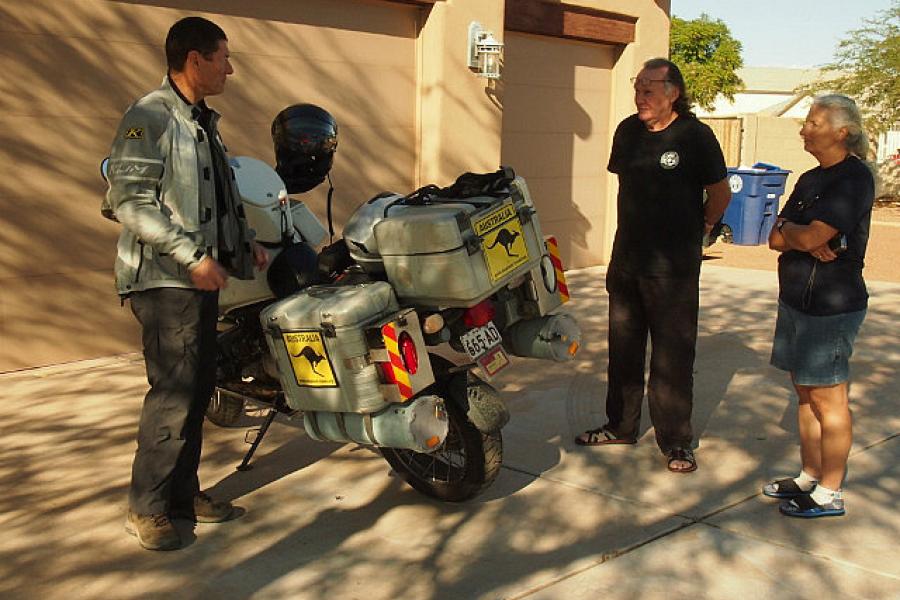 Mike with Ken and Carol Duval in Phoeniz AZ