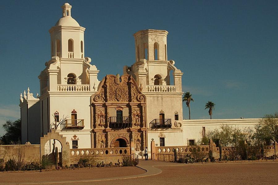 Mission San Xavier del Bac, near Tuscon AZ