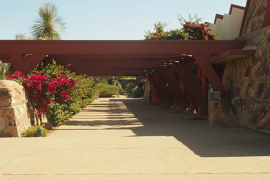 Taliesin walkway