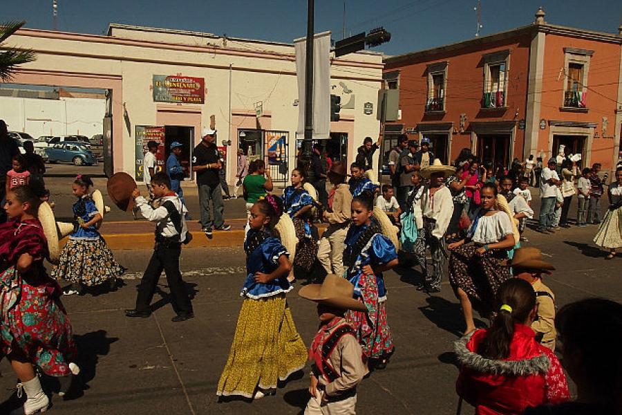 Street parade, Durango, 20 Nov Fiesta