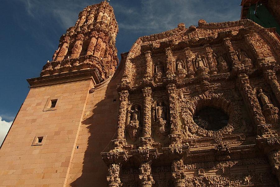 Zacatecas baroque cathedral