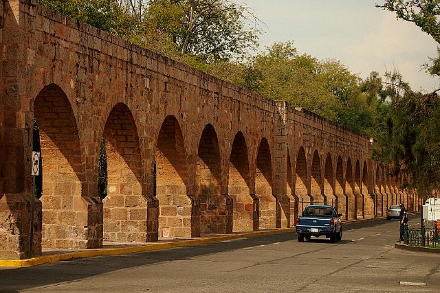 A well preserved aquaduct, Morelia