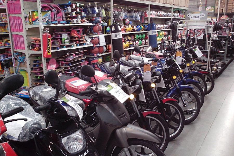 Chinese bikes sold as white goods in a department store