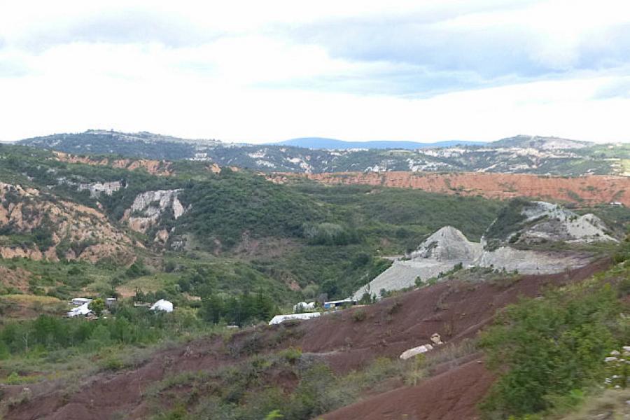 Spectacurla country near Oaxaca