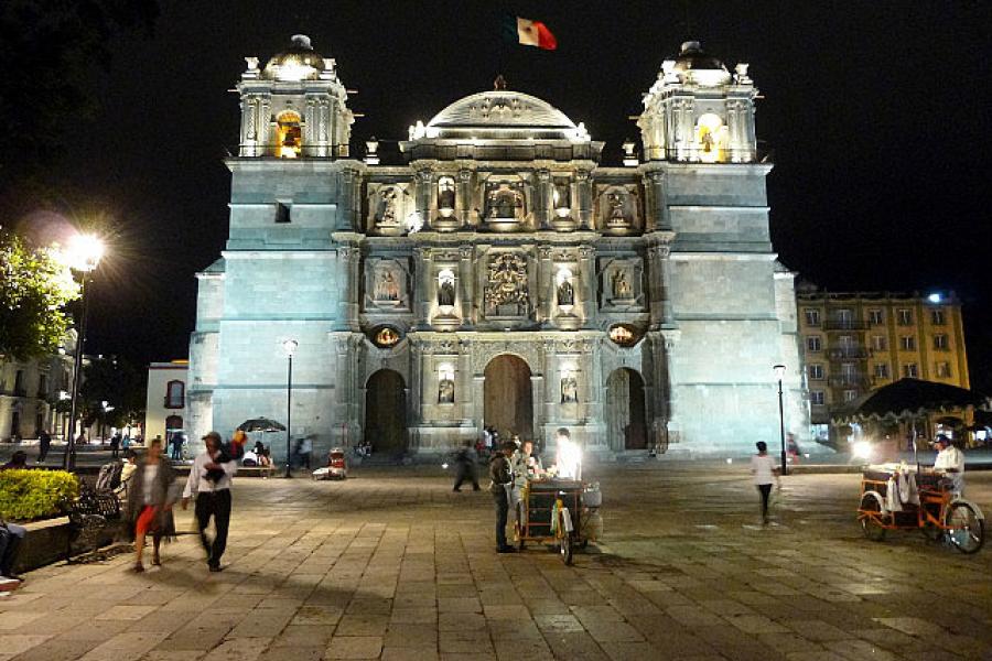 The Cathedral in Oaxaca