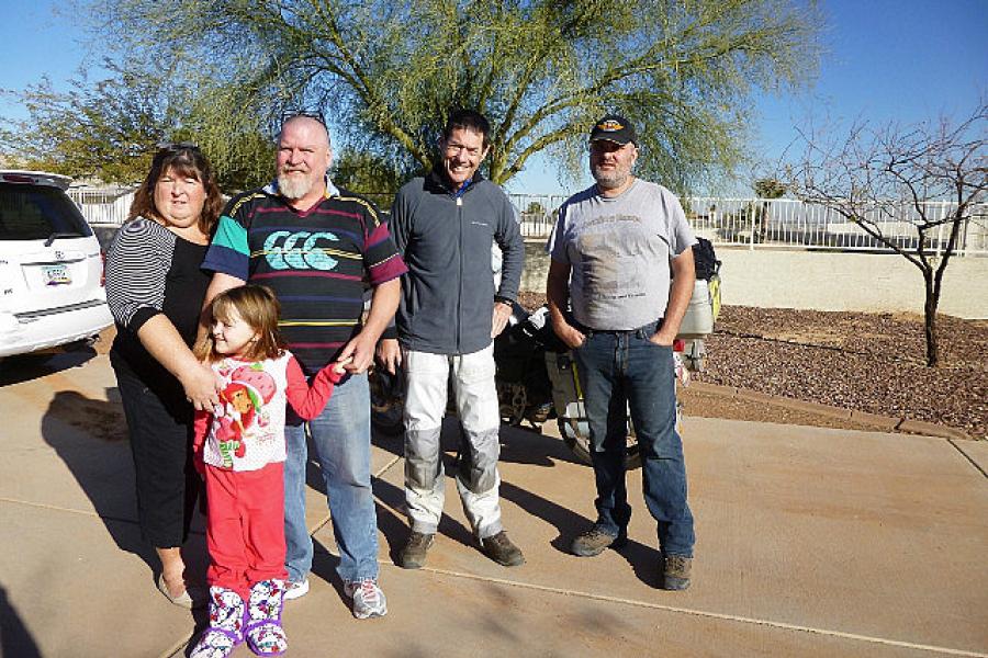 Clare, Mackenzie, Bevan, Mike and Chris in Phoenix