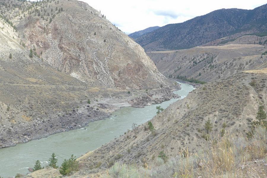 The Fraser River south of Lillooet