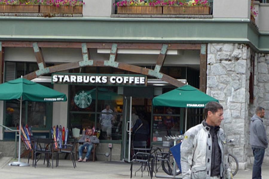 Whistler BC is Starbucks Central