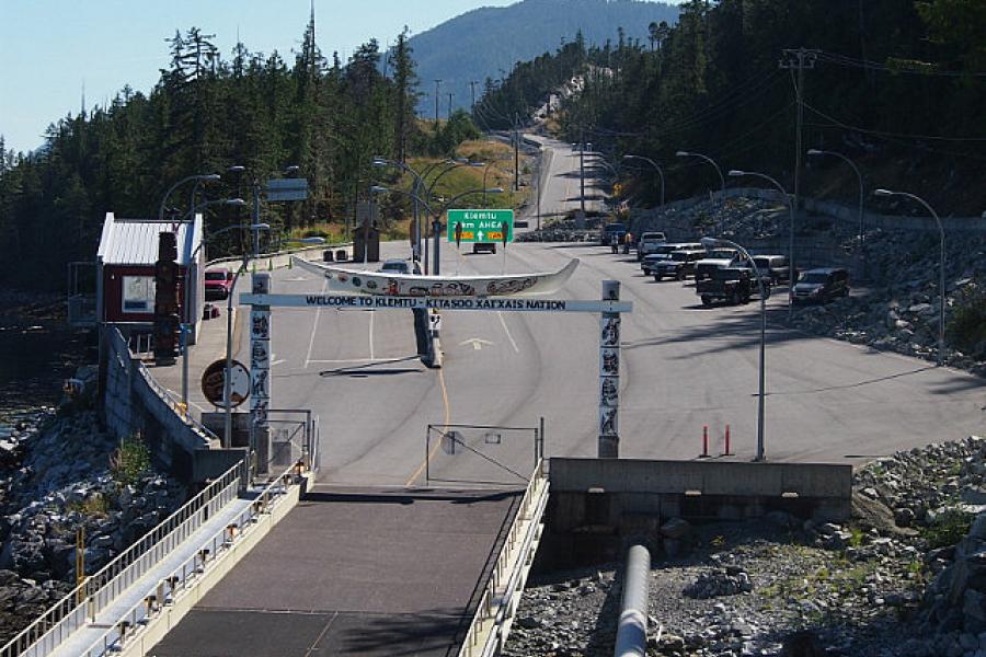 A ferry stop on the Inside Passage