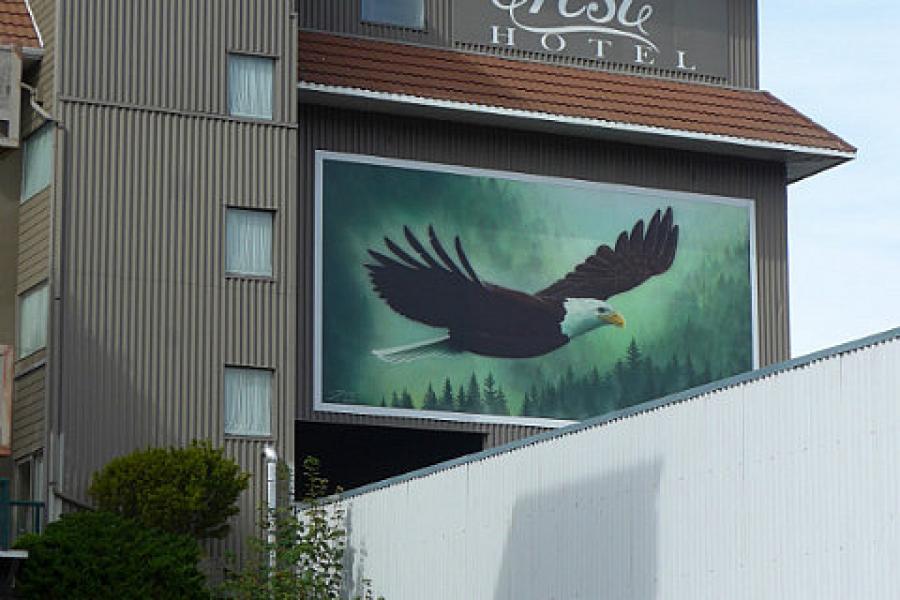 Prince Rupert building mural