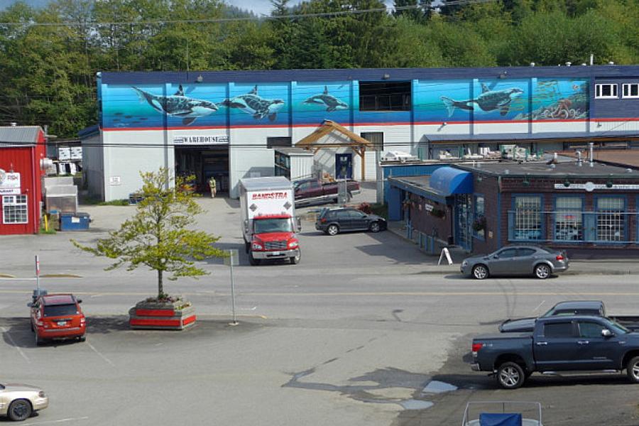 Prince Rupert building mural