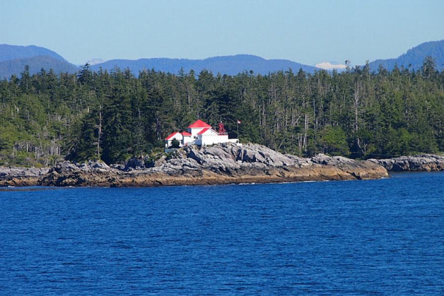 Lighthouse in the Inside Passage