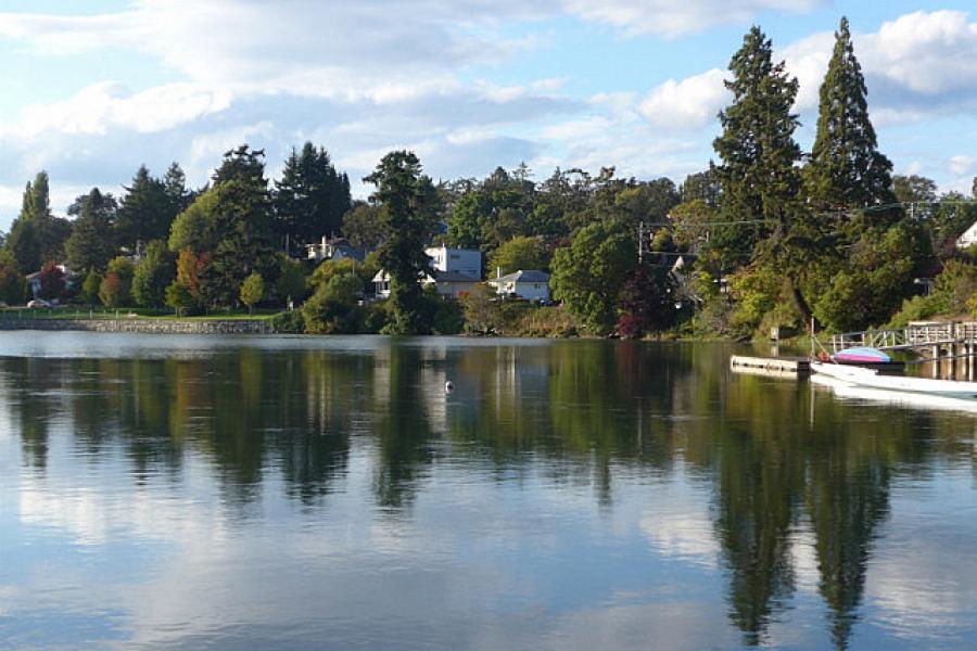 Victoria BC is surrounded by water