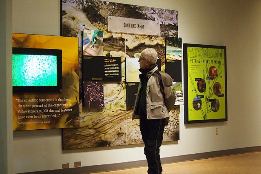 The education centre at Old Faithful, Yellowstone NP