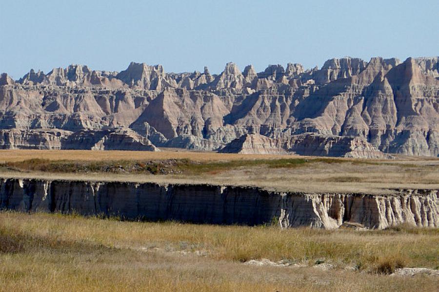 Badlands, poor soils and difficult terrain