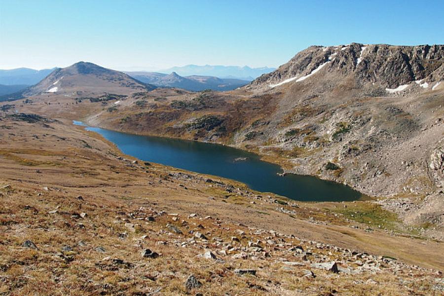 Gardner Lake from the Beartooth