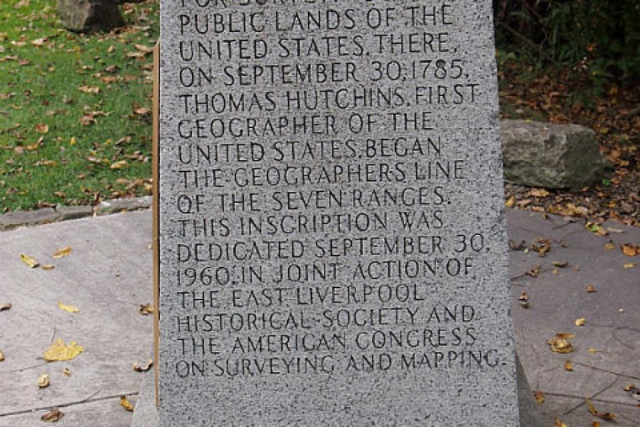 The Point of Begining marker