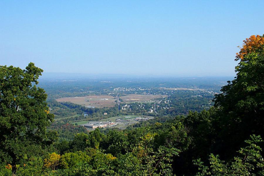 View west from the Allegeheny Mountains